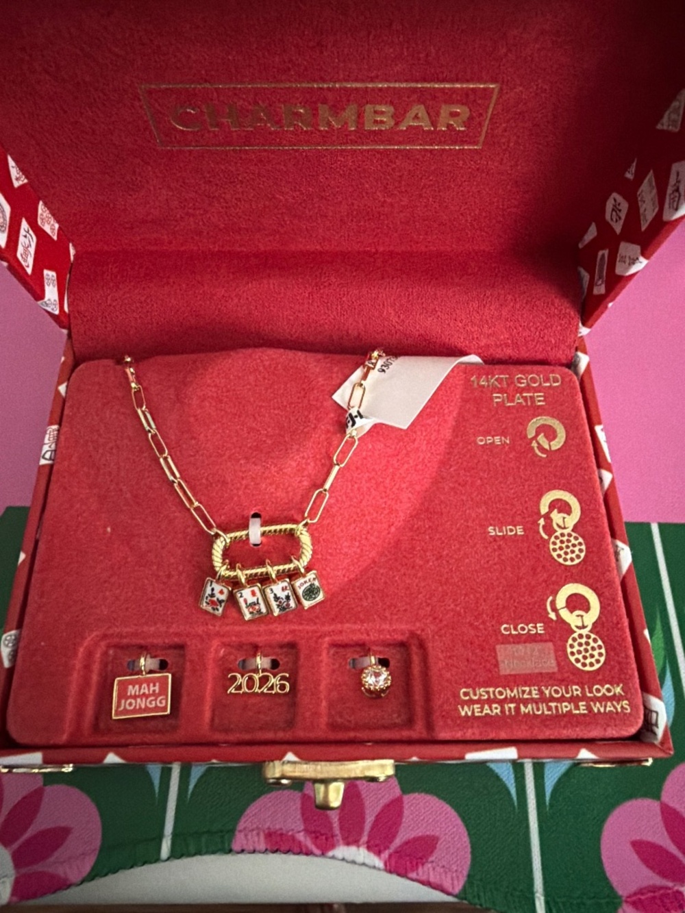 Chambar Mahjong necklace